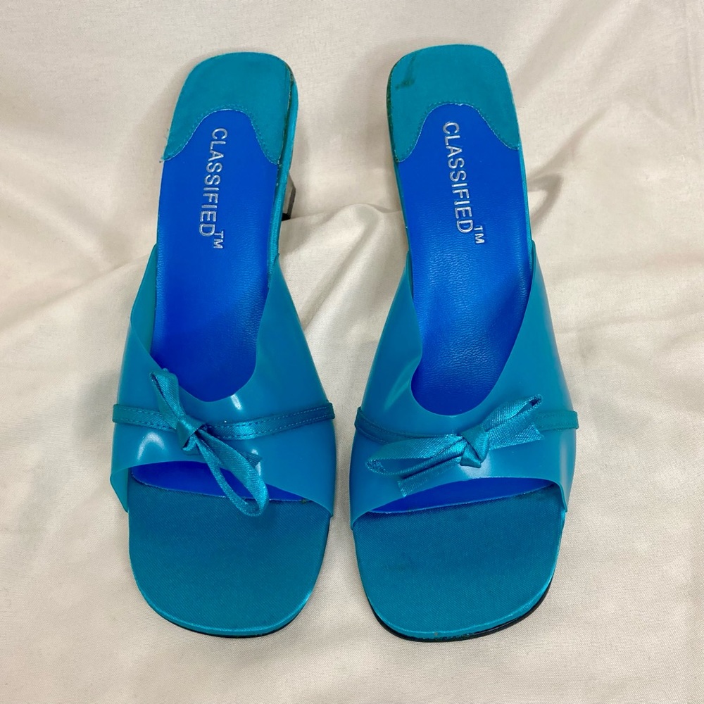 🦋Y2K Aqua Blue Kitten Heels🦋